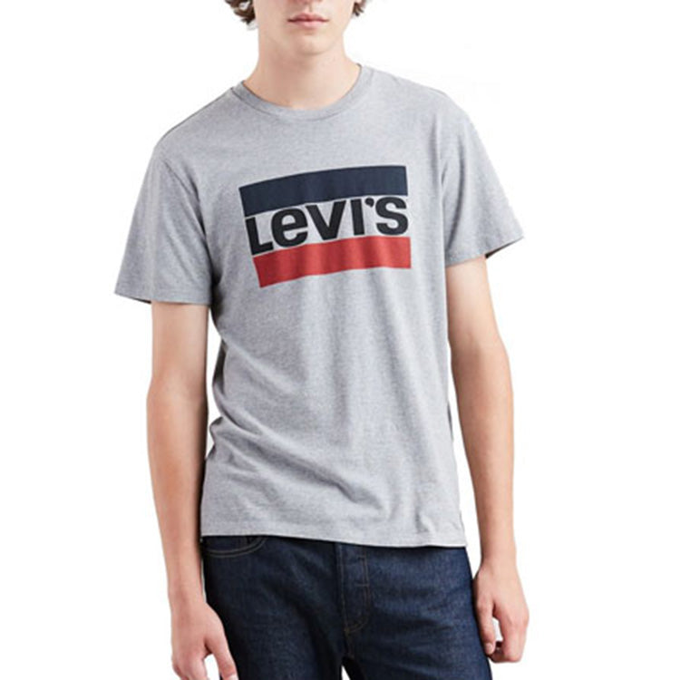 Men's Levis Alphabet Logo Short Sleeve Gray 3LSP2928GY