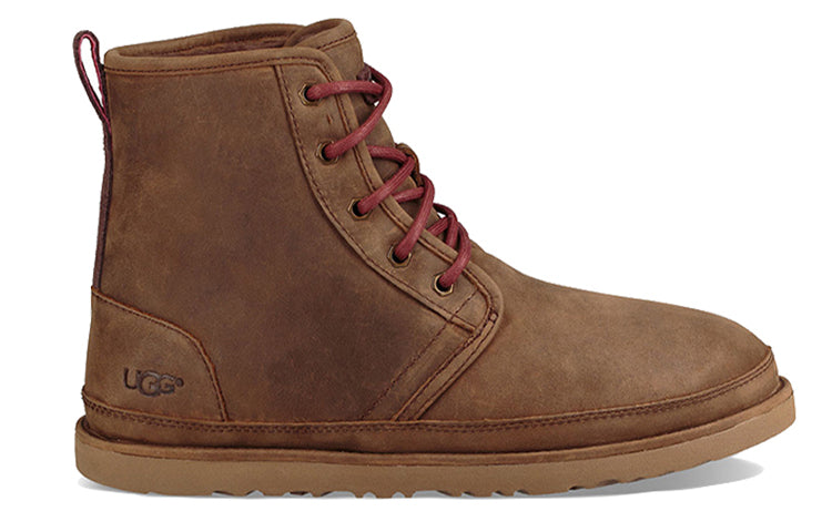 UGG Neumel Luxe WP Harkley Waterproof Fleece Lined Brown 1017238-GRZ