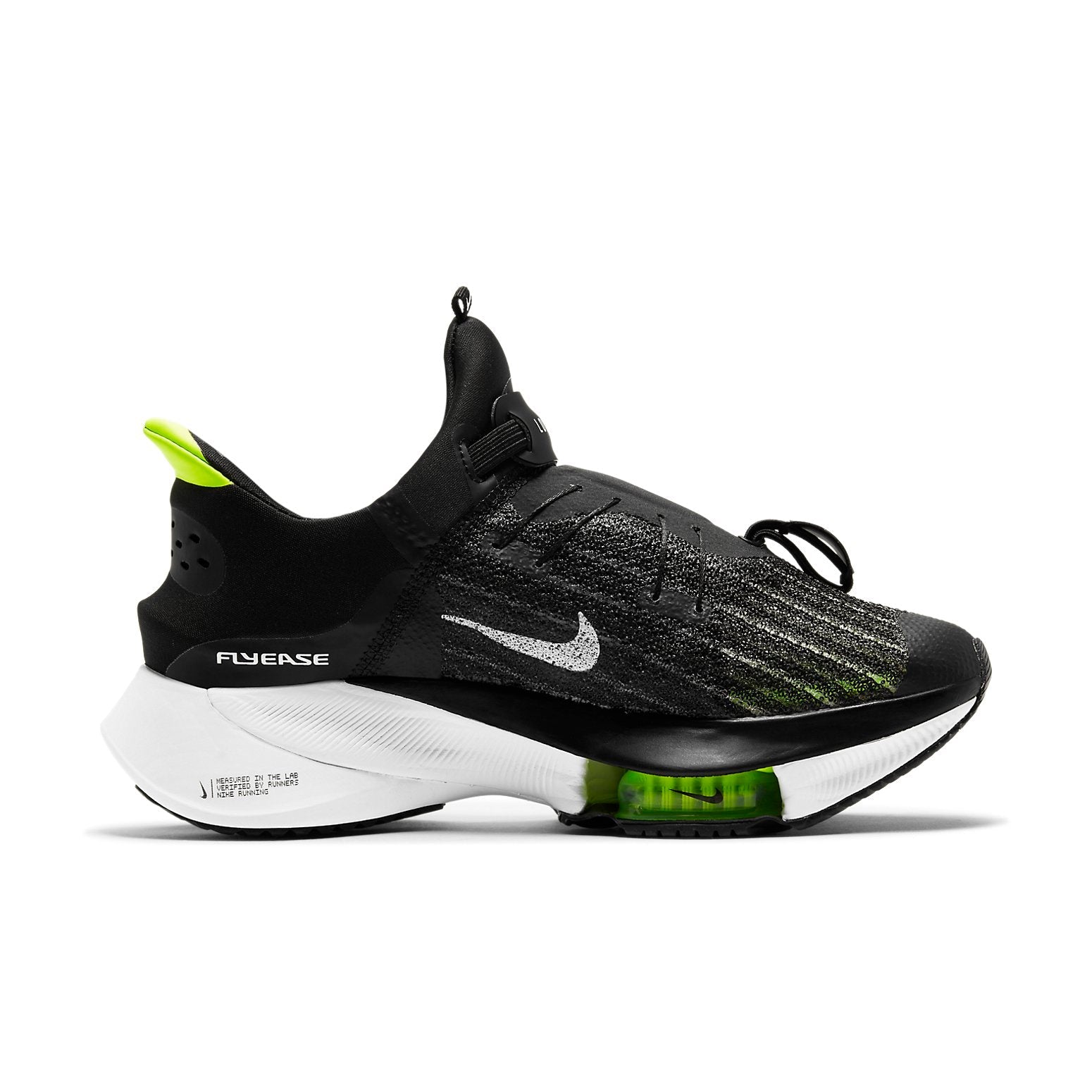 (WMNS) Nike Air Zoom Tempo Next% FlyEase Black/White/Green CZ2853-001