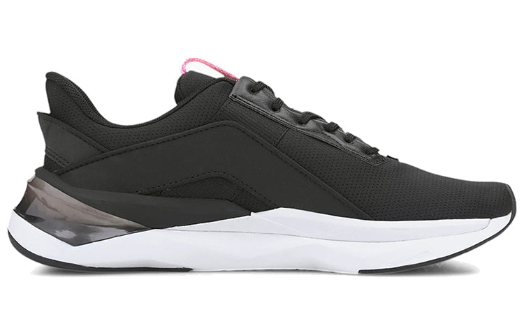 (WMNS) PUMA Lqdcell Shatter XT Geo Low Running Shoes Black/Pink 193684-01
