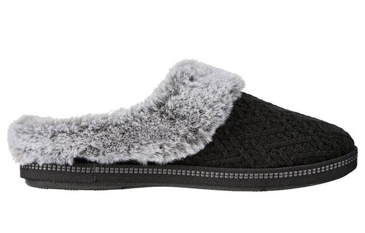 (WMNS) Skechers Cozy Campfire Mule 'Black' 167225-BLK