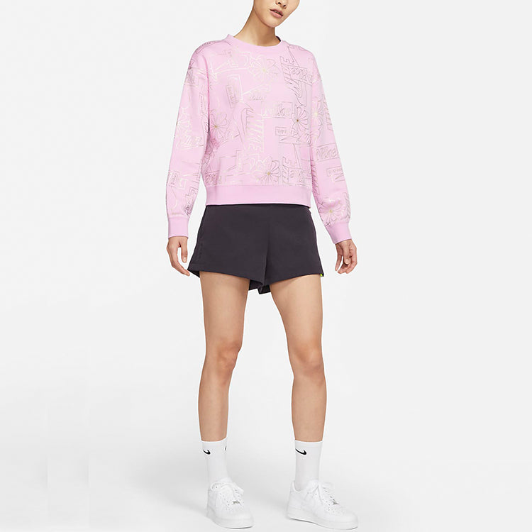 (WMNS) Nike Sportswear Icon Clash Sweatshirt 'Pink' CZ1869-676