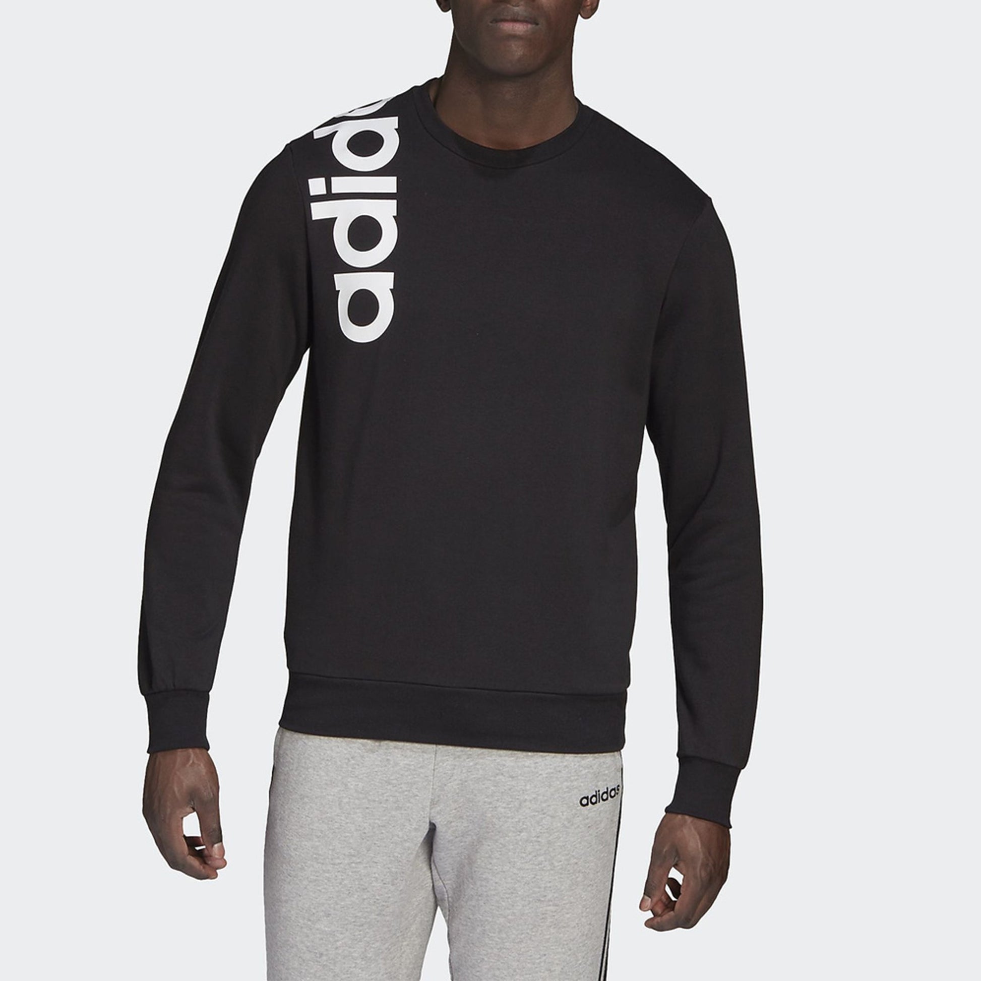 adidas Leisure Sport Round Collar Knit Men's Black GD5938