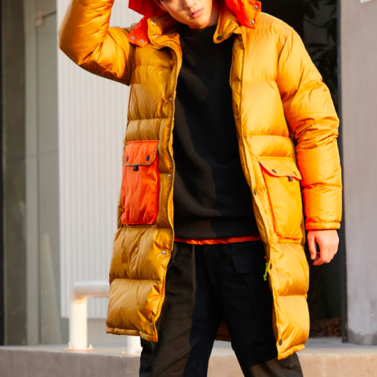 Converse Counter Climate Long Down Jacket Asia Sizing 'Wheat' 10021952-A01