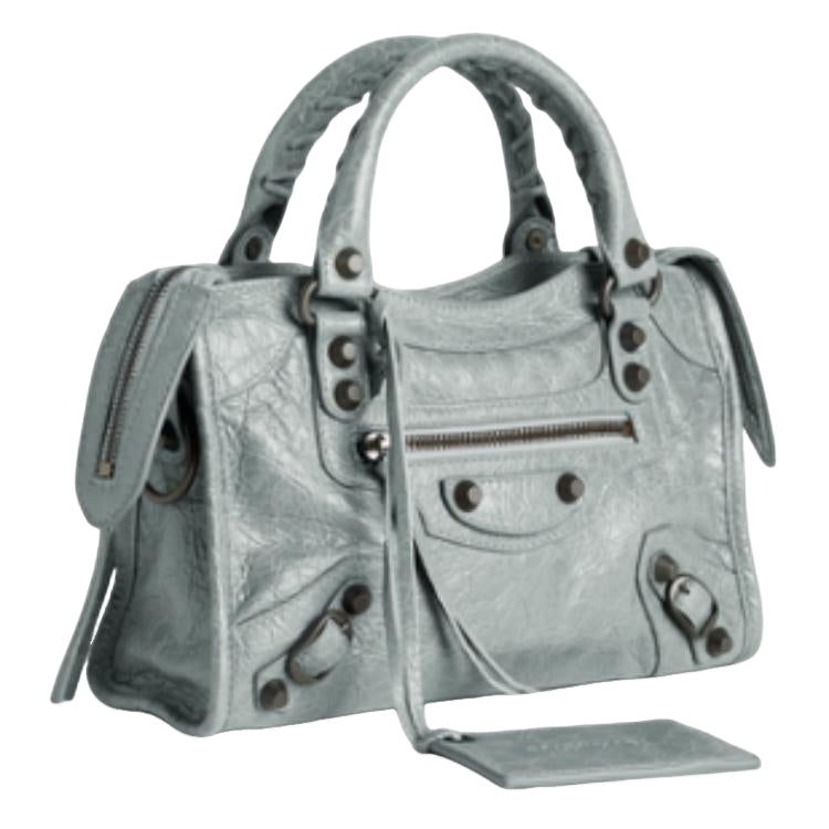 (WMNS) Balenciaga Le City Bag Mini 'Blue Grey' 8657632ACFH4751