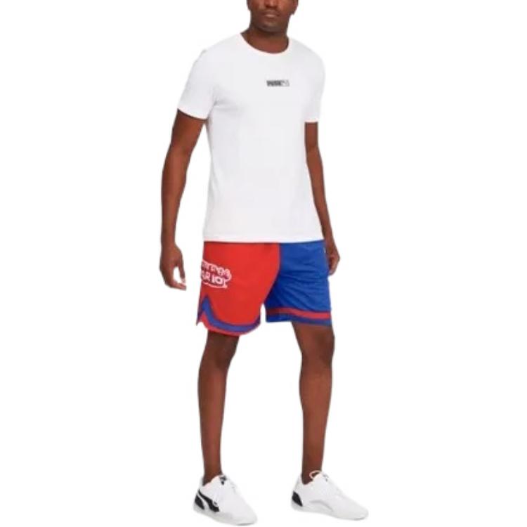 PUMA Super Mario Shorts 'Blue Red White' 589100-01