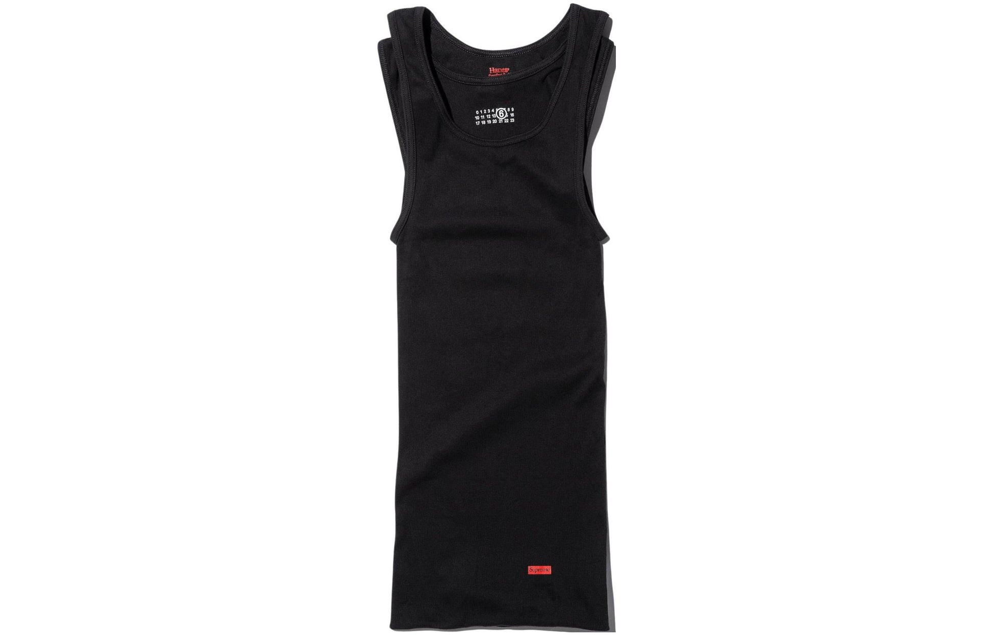 Supreme x Mm6 Maison Margiela Tagless Tank Top 'Black' SUP-SS24-116