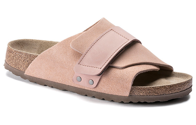 (WMNS) Birkenstock Kyoto Series Cowhide Suede Cozy Soft Sole Fashion Pink Version Sandals 1019722