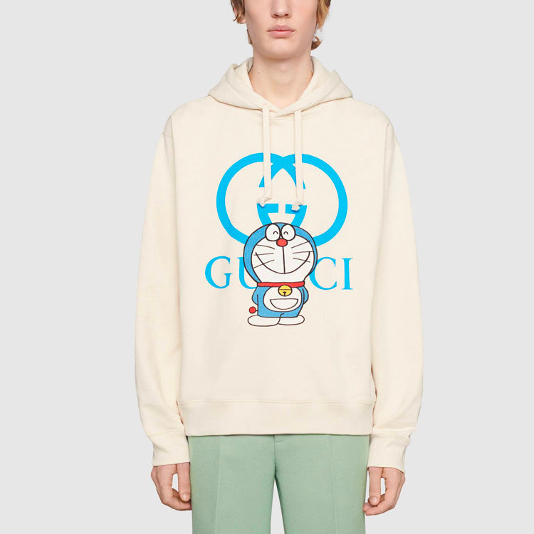 Gucci x Doraemon SS21 Hoodie 'Ivory Blue' 646953-XJDE1-9150