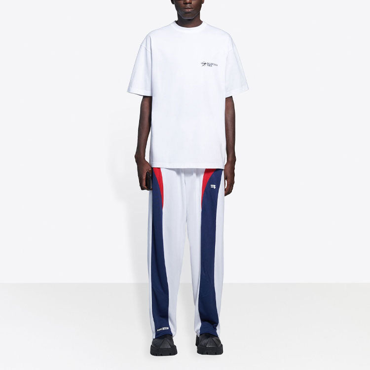 Balenciaga Paris Logo T-Shirt 'White' 612966TKV869040