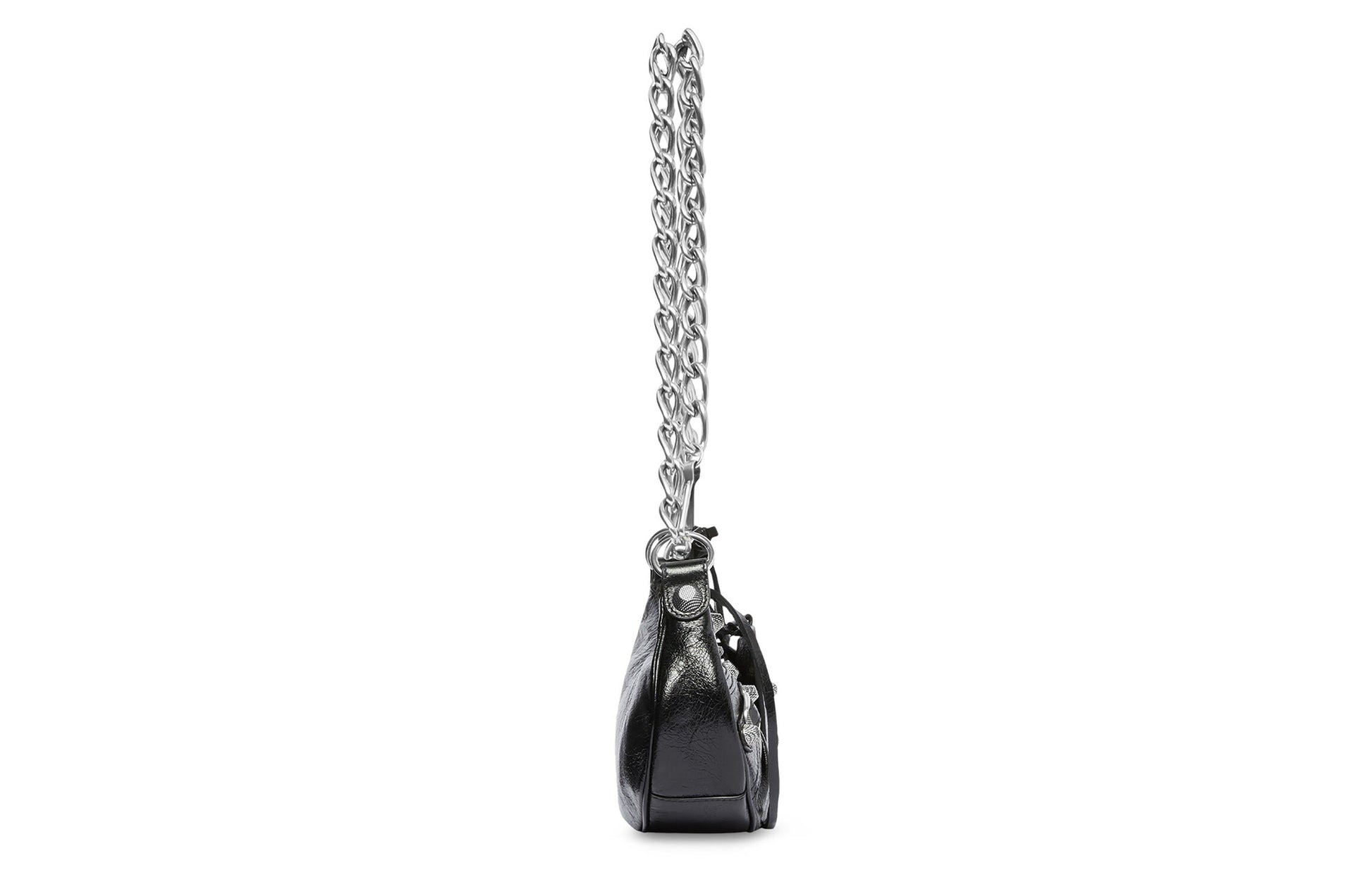 (WMNS) Balenciaga Le Cagole Xs Shoulder Bag With Chain 'Black' 7128131VG9Y1000