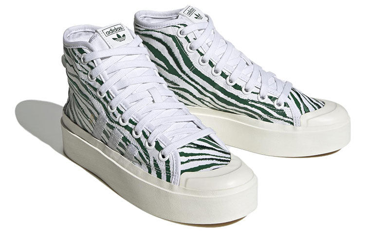 (WMNS) adidas Nizza Bongea Mid 'White Green' IG7372
