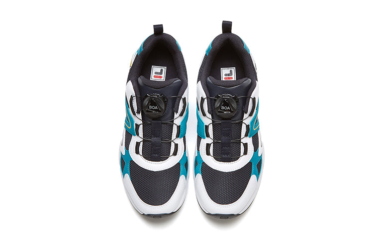 (GS) FILA Retro Sport Shoes 'Black White Blue' K15B041116FNW