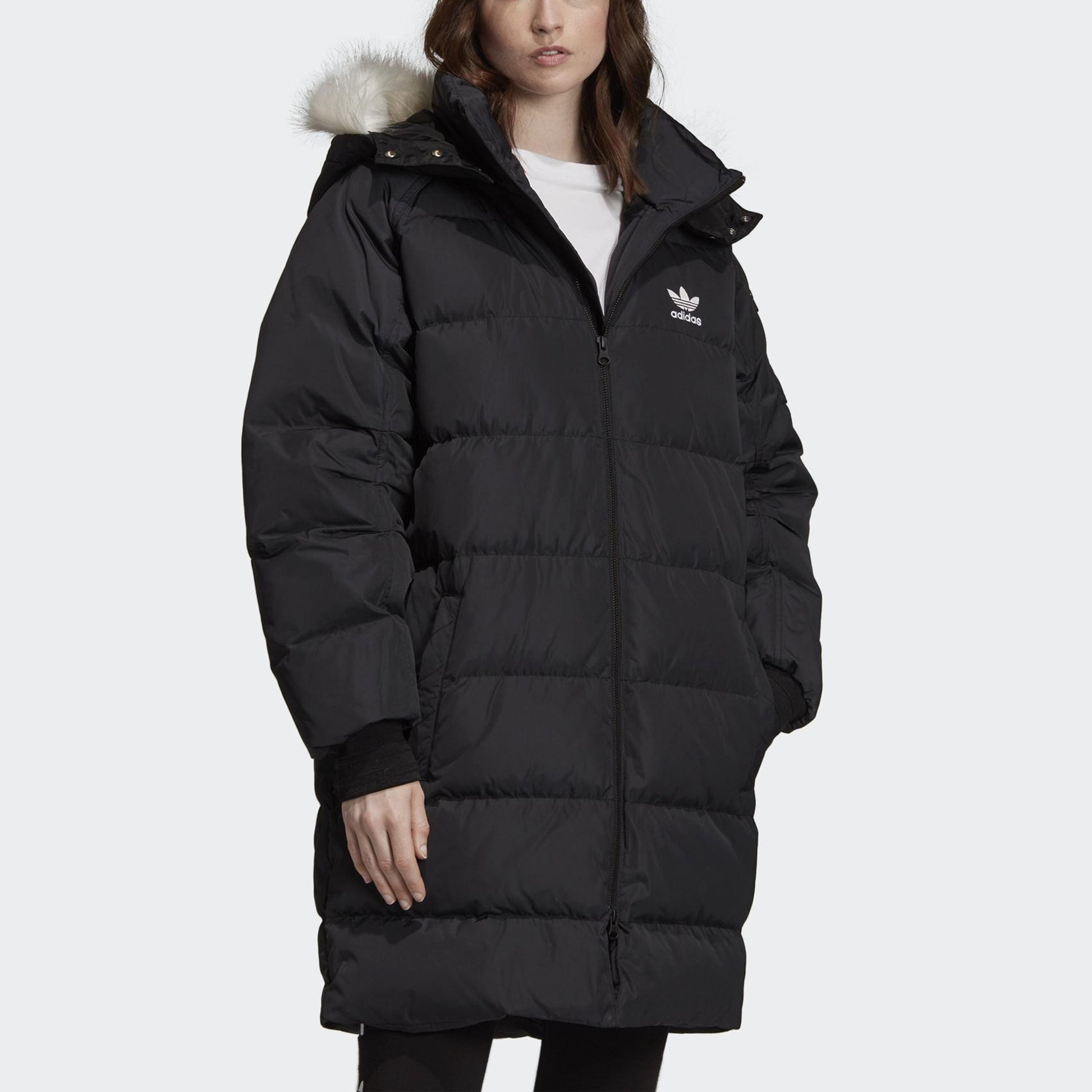 (WMNS) adidas originals Bellista Long Bomber 'Black' FL0042