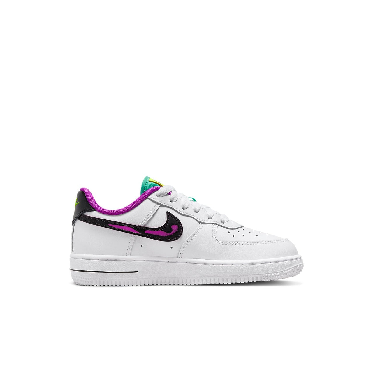 (PS) Nike Force 1 LV8 'Just Do It! - White Vivid Purple' DX3942-100