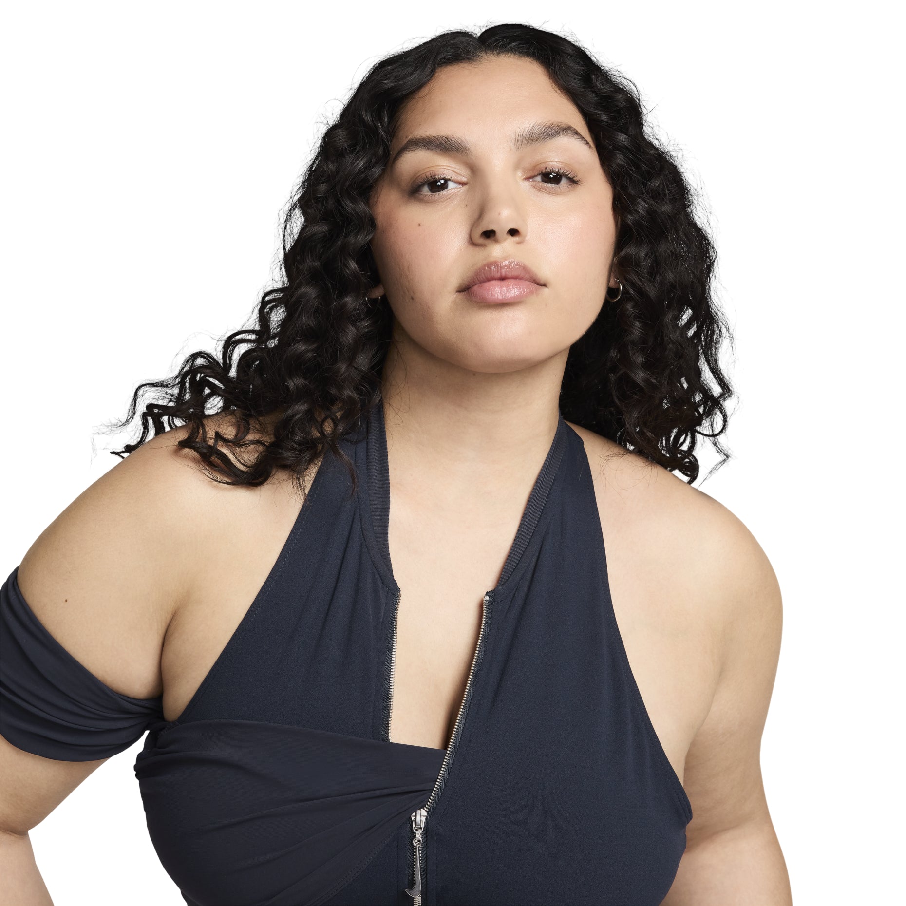 (WMNS) Nike x Jacquemus Halter Top Asia Sizing 'Dark Obsidian' FJ3150-475