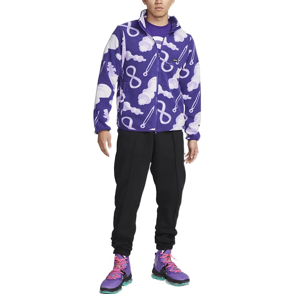 Nike LeBron Fleece jacket 'Purple' DQ6127-547