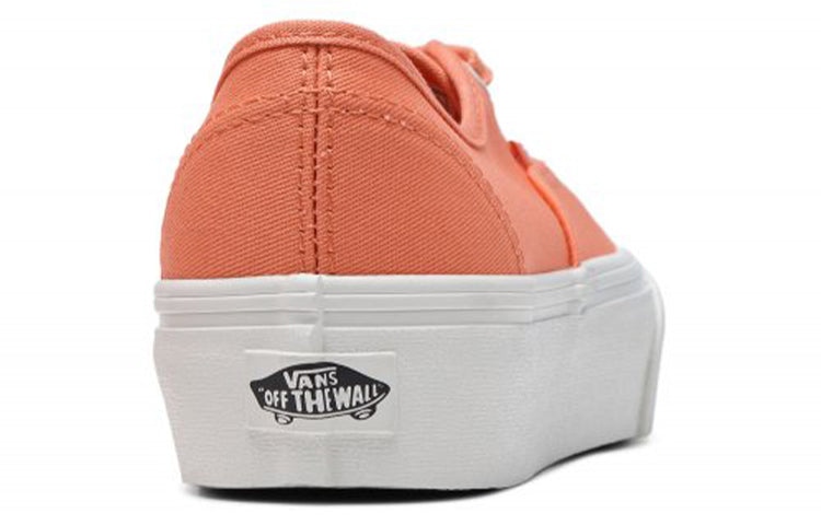 Vans Authentic Platform 'Orange White' VN0A3AV8AXO