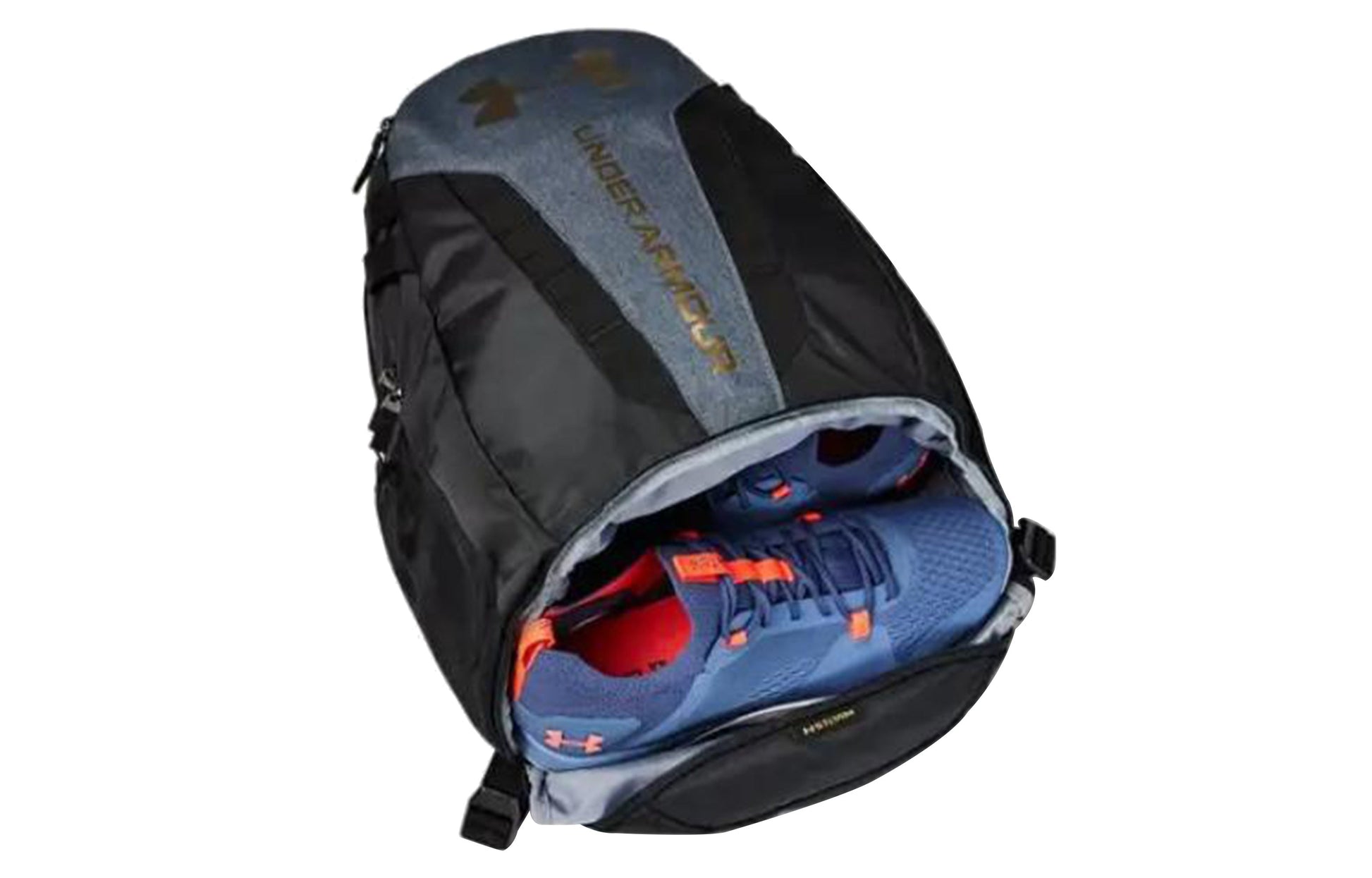 Under Armour Hustle 5.0 Backpack 'Black Gold' 1361176-004