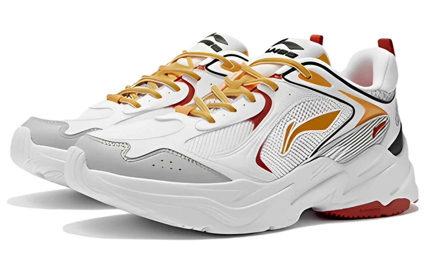 Li-Ning Running 'White Yellow' ARLS013-1