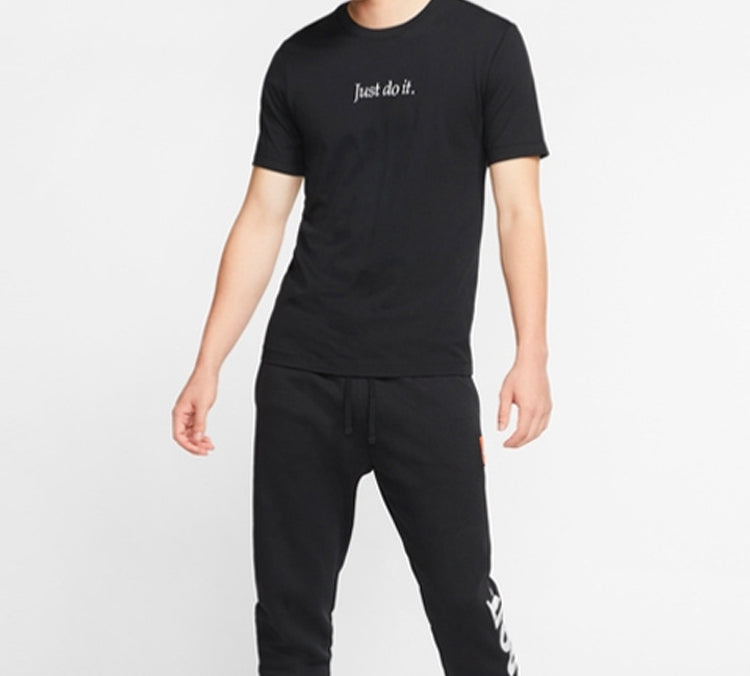 Nike Sportswear Short Sleeve 'JDI Letter Black' CD9633-010