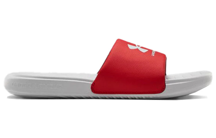 Under Armour Ansa Fixed Slide 'Halo Grey Red' 3023761-104