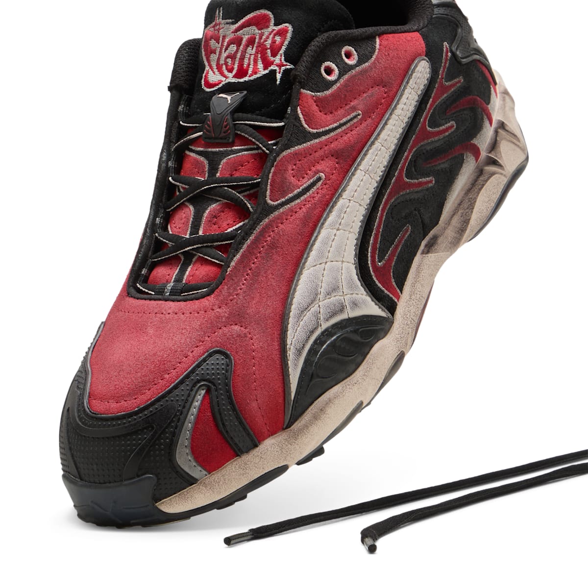 PUMA x A$AP Rocky Inhale 'Distressed Pack Black Pop Red' 402453-01