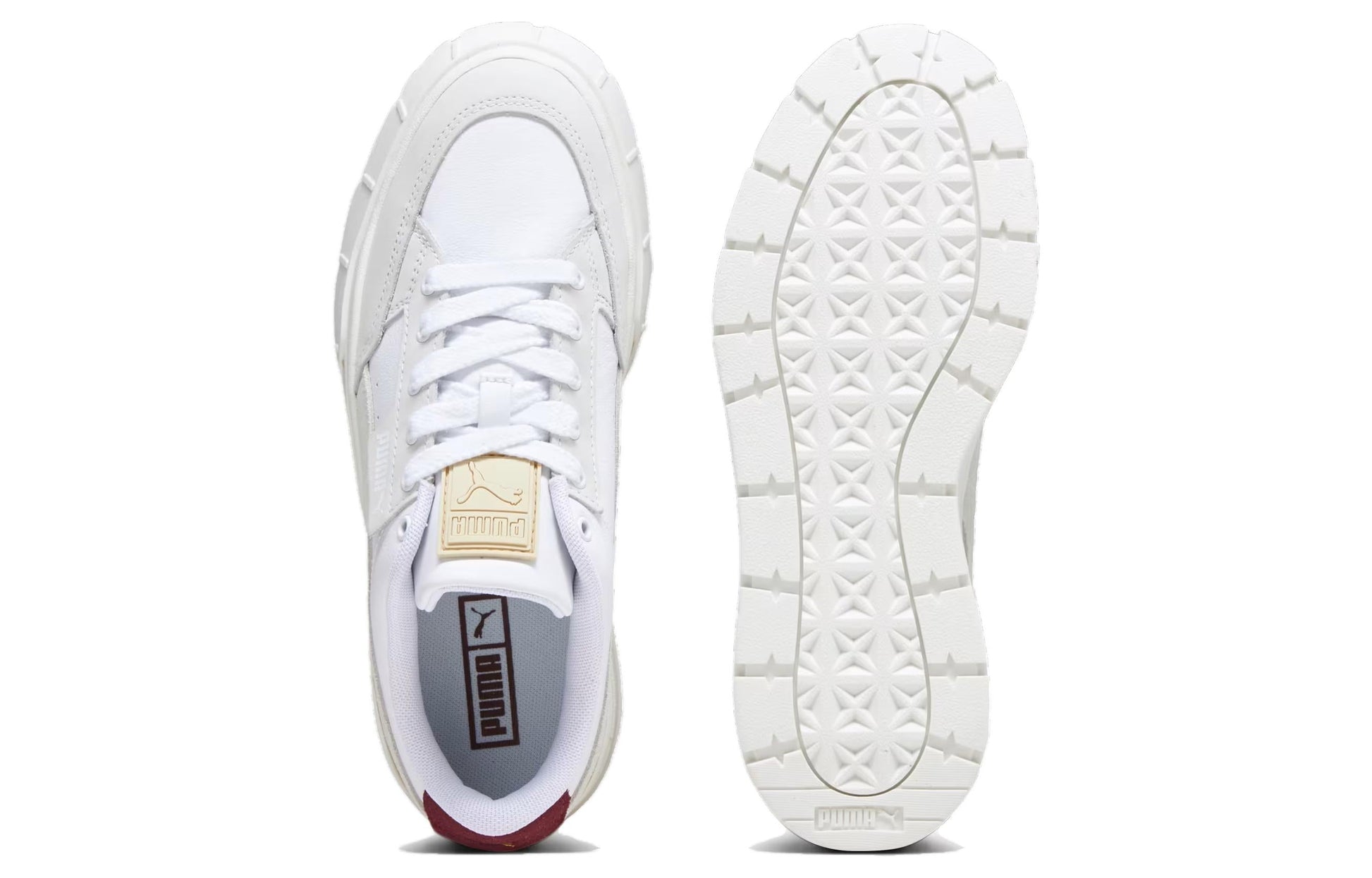 (WMNS) PUMA Mayze Stack Luxe 'White Dark Jasper' 389853-06