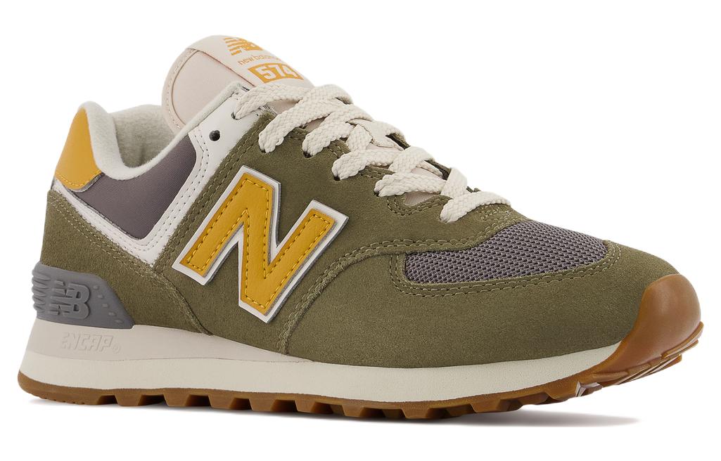 (WMNS) New Balance 574 'Dark Green Yellow Gray' WL574RCE