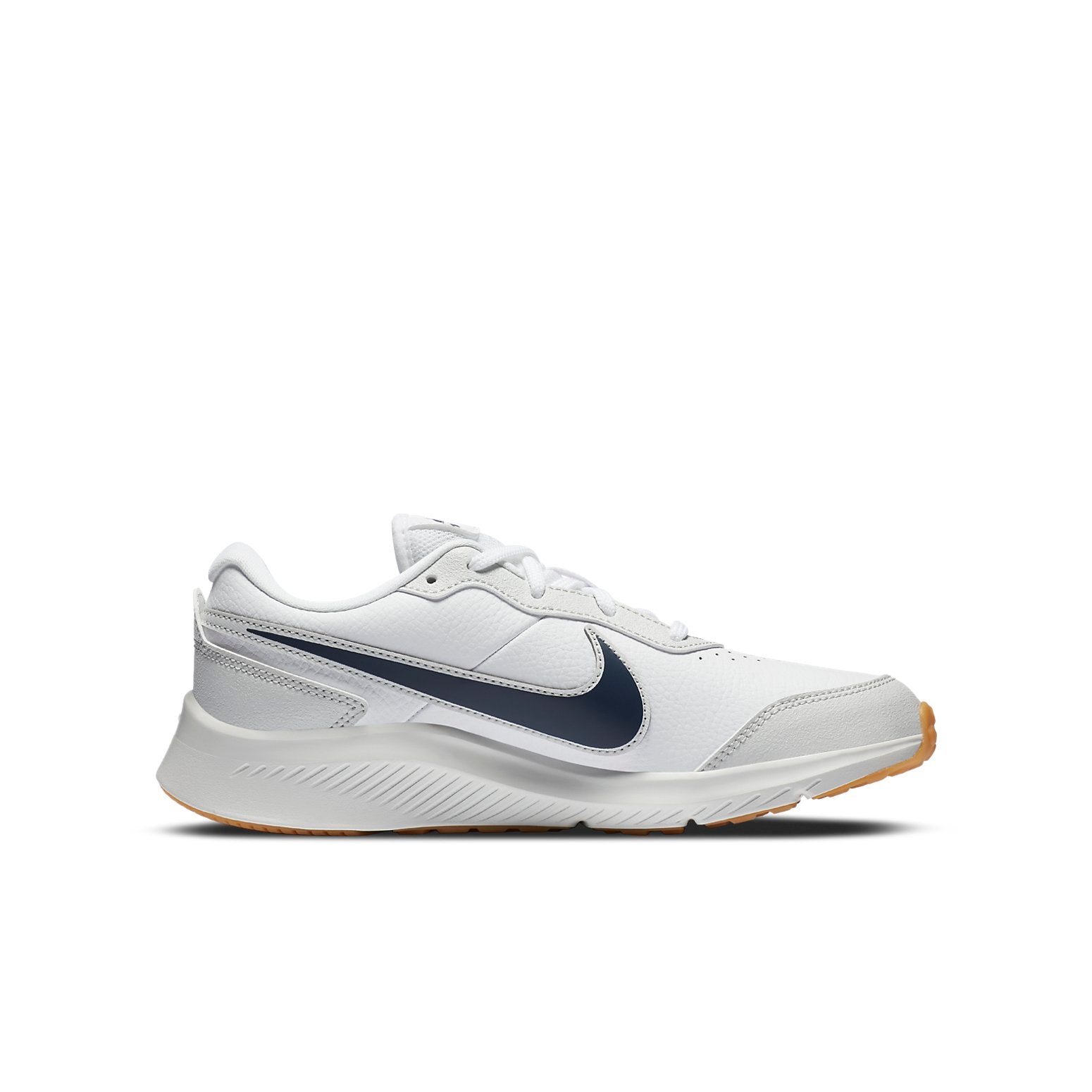 (GS) Nike Varsity Leather 'White Midnight Navy' CN9146-100