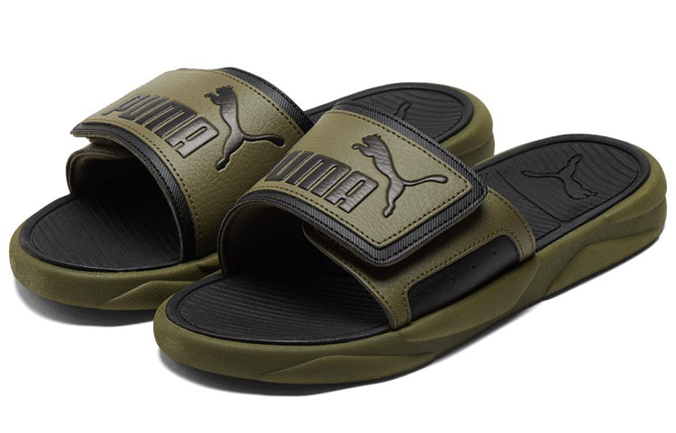 PUMA Royalcat Comfort Slides 'Dark Green Moss' 372280-14