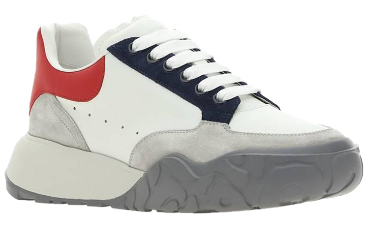 Alexander McQueen Court Trainer 'Grey White Red' 705117WIAAC8990