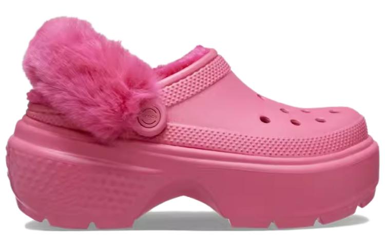(WMNS) Crocs Stomp Lined Clogs 'Pink' 208546