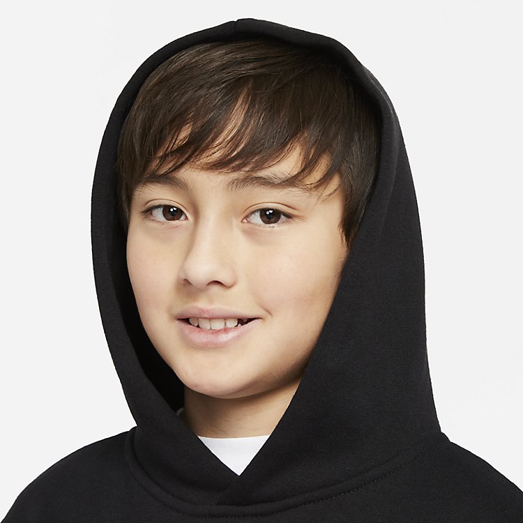 (GS) Nike PARIS-SAINT GERMAIN PULLOVER Hoodie Black DJ3777-010