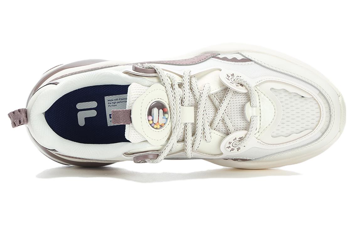 (WMNS) FILA FUSION Bubble Sneakers 'White Brown' T12W321305FGA