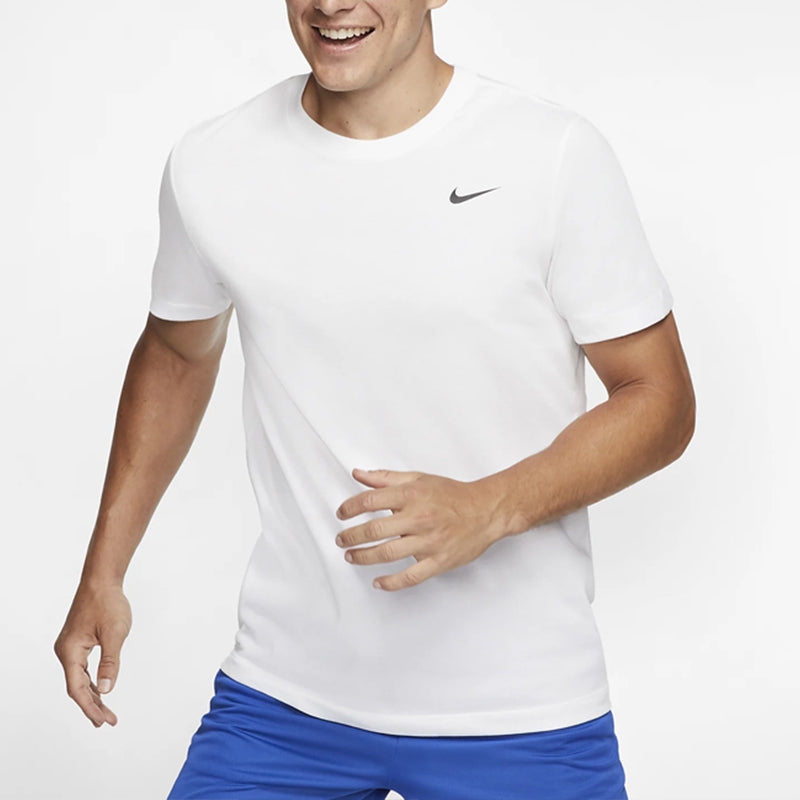 Nike Dri-FIT Training Sports Quick Dry Round Neck Short Sleeve White AR6029-100