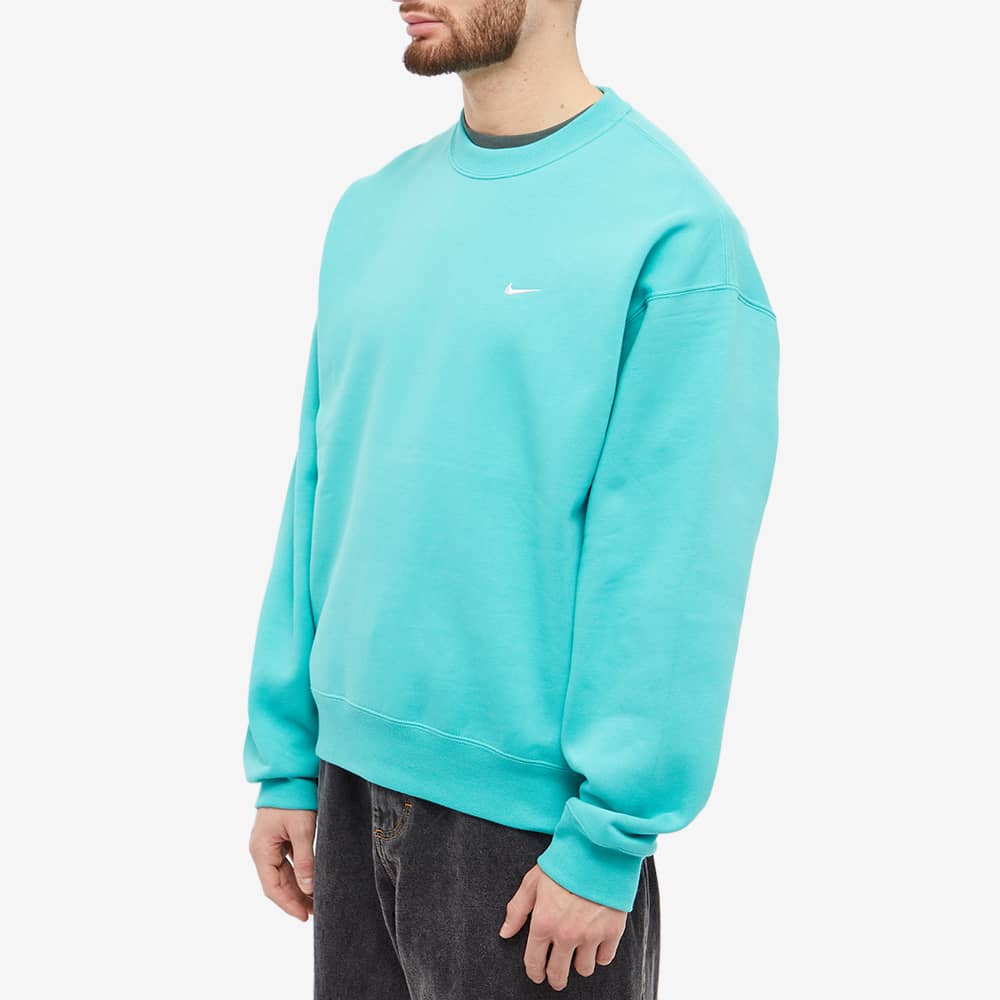 Nike NRG Solo Swoosh Crew Sweatshirt Washed teal CV0554-393