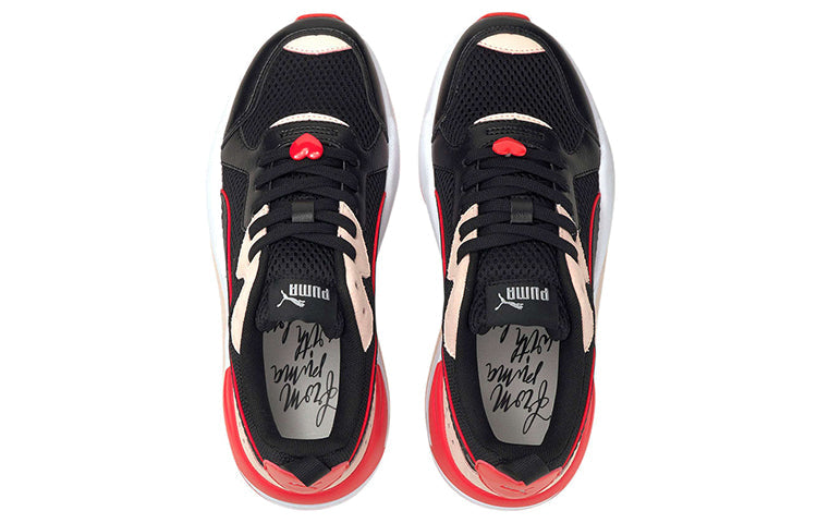 (WMNS) PUMA X-Ray Game Valentine s Black/White/Red For 368857-02