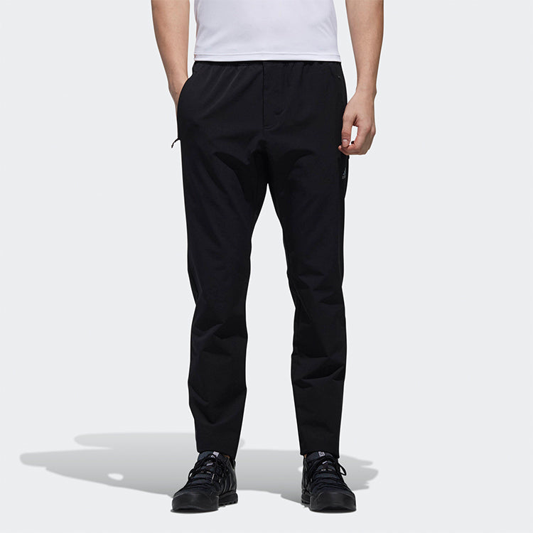 adidas Softshell Pants Outdoor Sports Trousers Black DW3804
