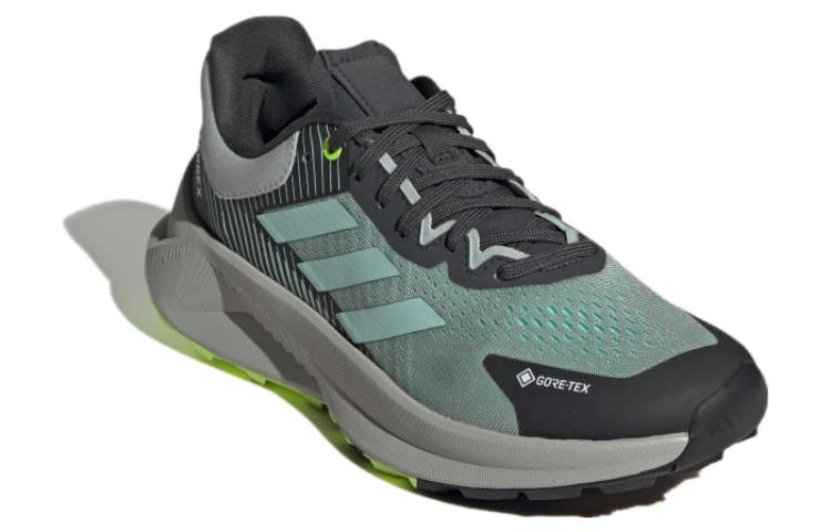 (WMNS) adidas Terrex Soulstride Flow GTX Shoes 'Wonder Silver Semi Flash Aqua Lucid Lemon' ID6715