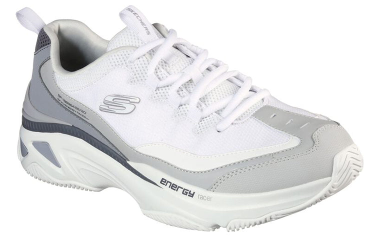 Skechers Energy Racer Low-Top Running Shoes Grey/White 237131-WGY