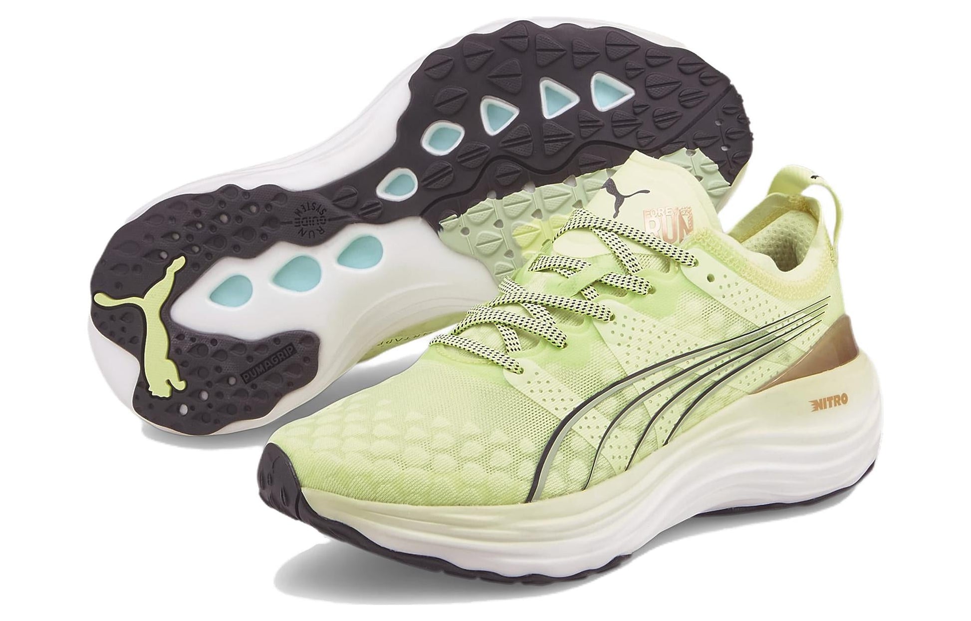 (WMNS) PUMA ForeverRun Nitro 'Fast Yellow' 377758-07