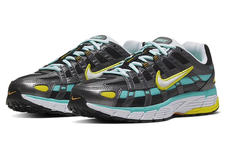 (WMNS) Nike P-6000 Black Teal Yellow  'Aurora' BV1021-005