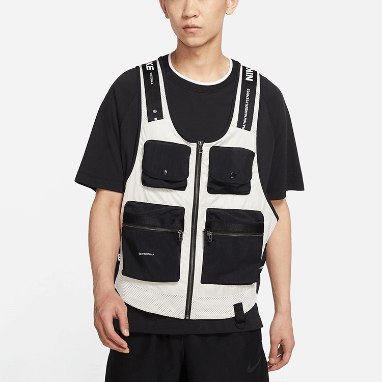 Nike Sportswear City Made Vest 'Black White' DA0500-072