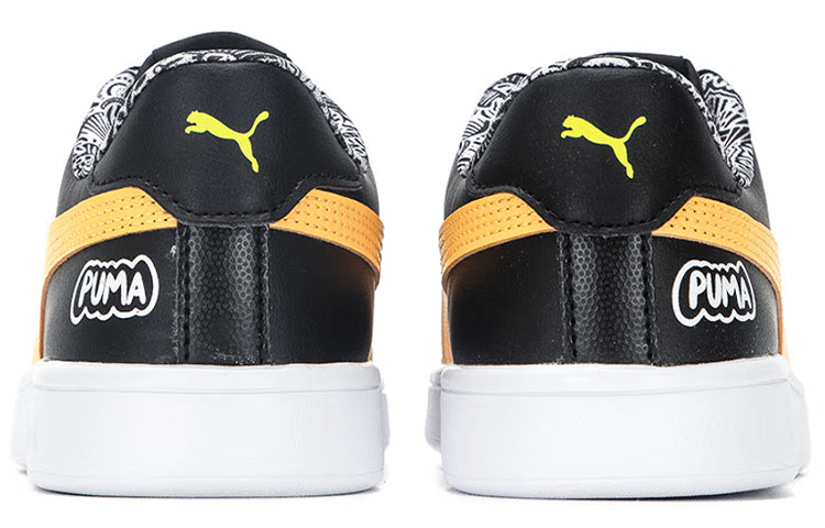 PUMA Smash V2 'Me Happy - Black Yellow' 386396-02