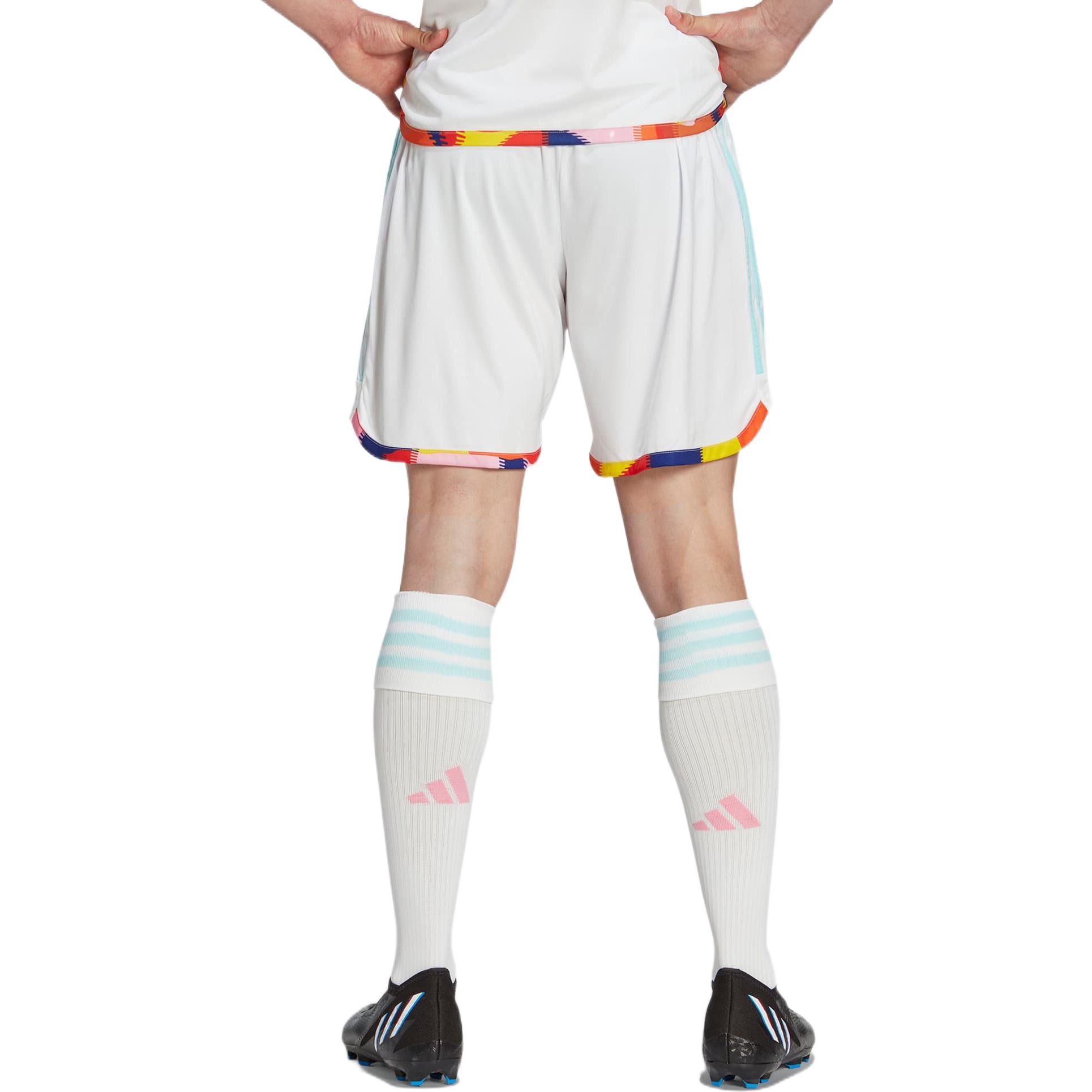 adidas Belgium 22 Away Short Asia Sizing 'White' HD9410