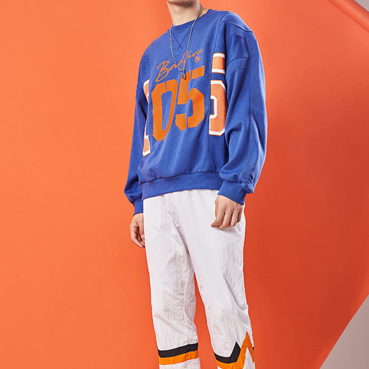 Li-Ning Paris fashion week Loose Pullover 'Blue' AWDQ629-1