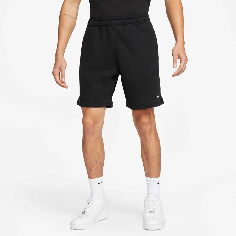 Nike Solid Color Logo Straight Loose Casual Shorts Asia Sizing 'Black' DV3056-010