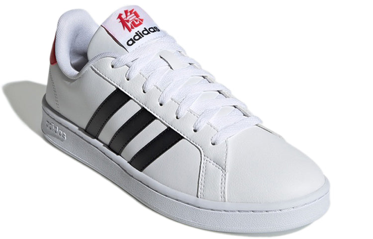 adidas neo Grand Court 'White Black Red' FV6101