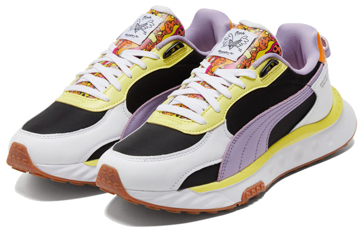 PUMA Romero Britto x Wild Rider 'White Limelight Gum' 381097-01